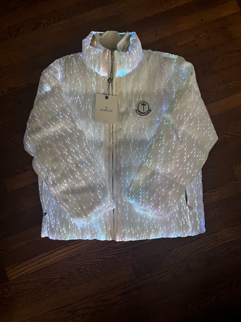 Moncler Maya 70 x palm angels puffer jacket
